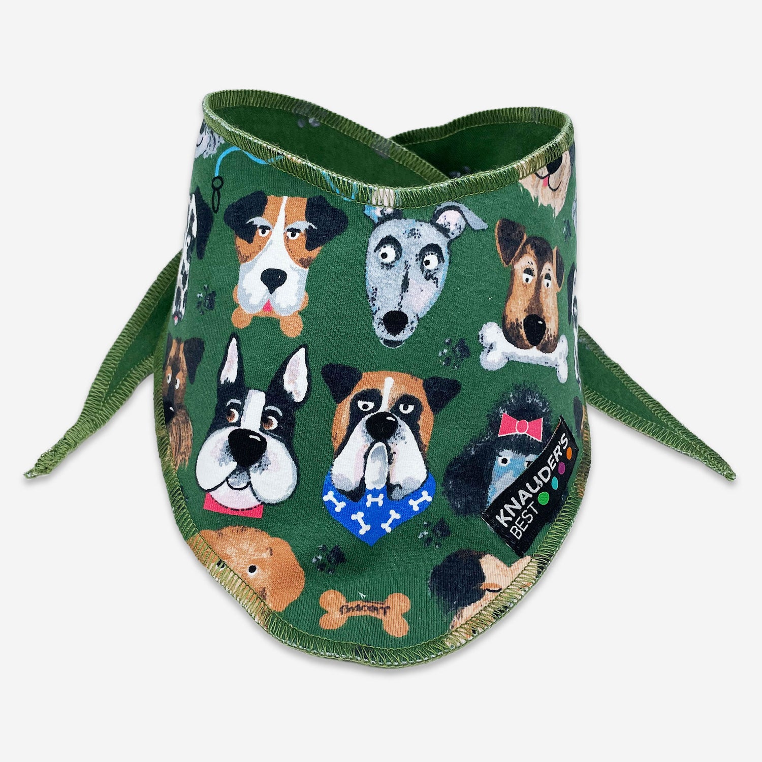 Halstuch Dogs grün