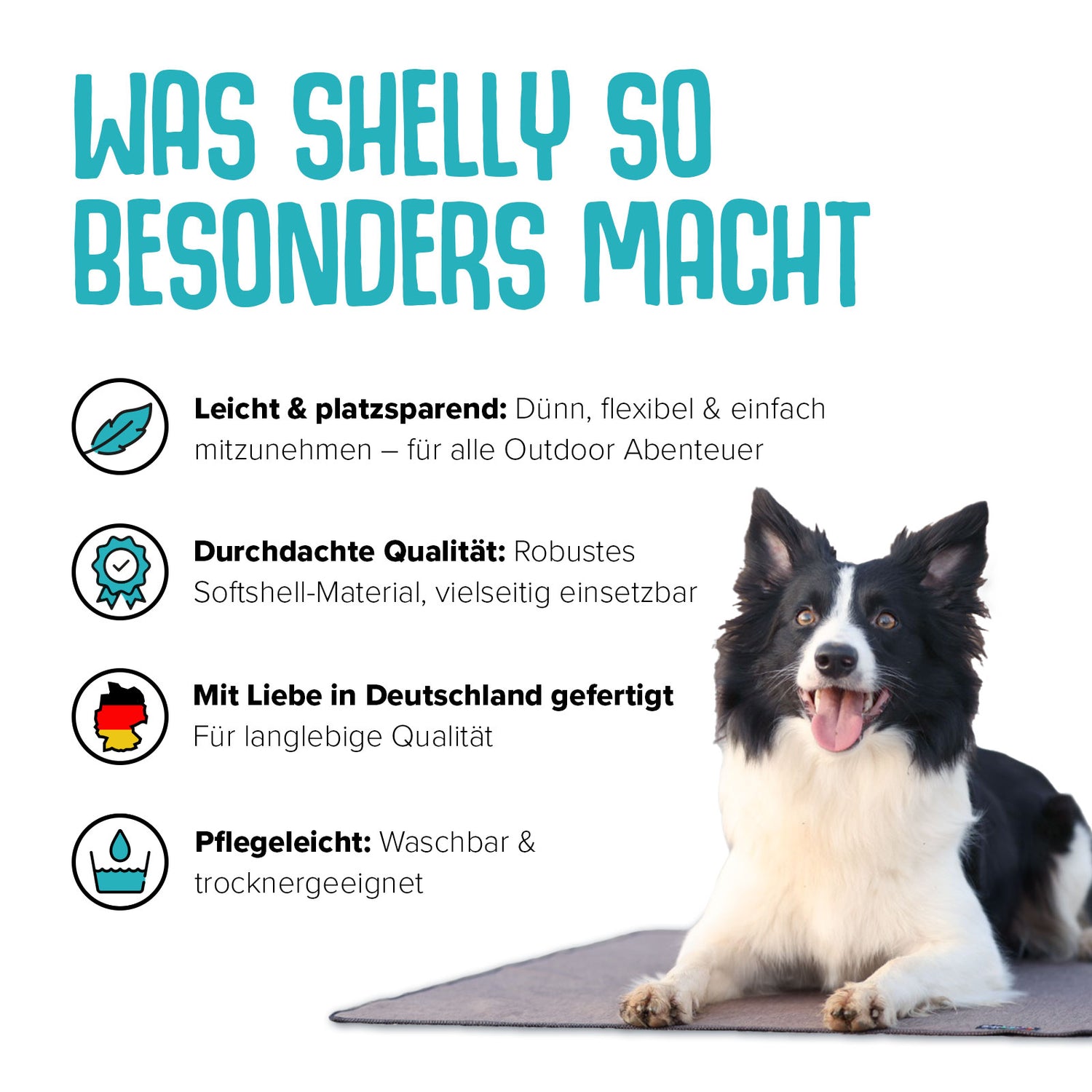 Shelly – Dein Softshell-Liegepad für unterwegs